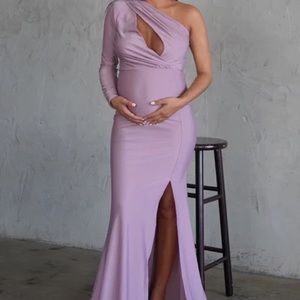 Lavender Maternity Gown
